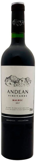 2016 ANDEAN VINEYARDS MALBEC RESERVE 12 750ML Online now