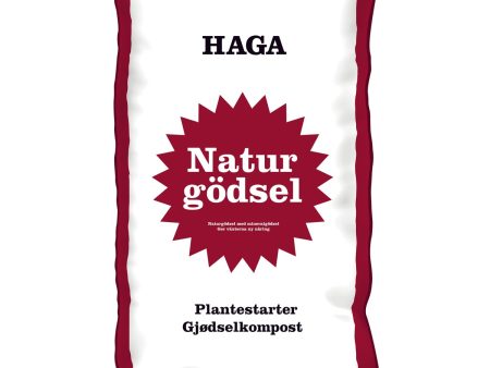 Hasselfors Haga naturgödsel, säck 40 liter Fashion