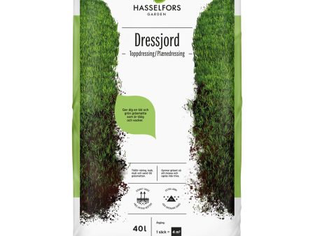 Hasselfors Dressjord, säck 40 liter Online now