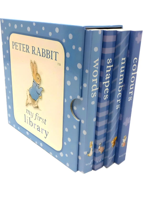 Beatrix Potter Peter Rabbit: My First Library 4 Board Book Collection Set Cheap